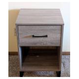 UL - Neutral Colored Wood Nightstand