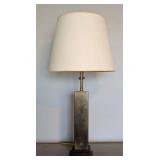 UL - Visual Comfort Vintage Brass & Wood Table Lamp