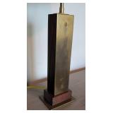 UL - Visual Comfort Vintage Brass & Wood Table Lamp