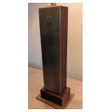 UL - Visual Comfort Vintage Brass & Wood Table Lamp