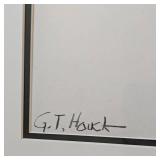 UL - G. T. Hauck Architectural Print - Framed