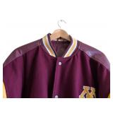 UL - Minnesota Golden Gophers Varsity Jacket - Leather Sleeves, Size Large