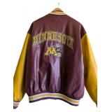 UL - Minnesota Golden Gophers Varsity Jacket - Leather Sleeves, Size Large