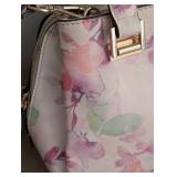 UL - Guess Floral Purse Handbag with Gold-Tone Hardware