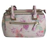 UL - Guess Floral Purse Handbag with Gold-Tone Hardware