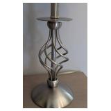 UL - Pair of Brushed Nickel Table Lamps