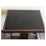 UL - Vintage Rolling Wood Table on Casters
