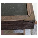 UL - Vintage Rolling Wood Table on Casters