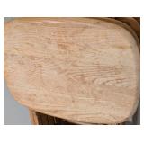 O - Set of 4 Wooden TV Trays on Stand - Nesting Design