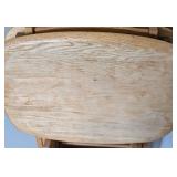 O - Set of 4 Wooden TV Trays on Stand - Nesting Design