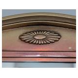ML - Ornate Arched Wall Mirror with Floral Crest Frame