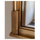 ML - Ornate Arched Wall Mirror with Floral Crest Frame