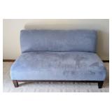 O - Upholstered Armless Loveseat