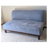 O - Upholstered Armless Loveseat