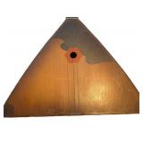 O - Vintage Balalaika - 27 Inch High, 17 Inch Wide, Floral Soundboard & Surface Scratches