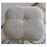 O - Rolling Vanity Stool, Adjustable Height