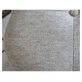 O - Rolling Vanity Stool, Adjustable Height