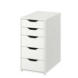 O - IKEA Alex 6-Drawer Chest - White - New