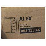 O - IKEA Alex 6-Drawer Chest - White - New