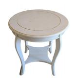 ML - Round Wood Accent Table
