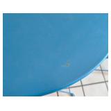 ML - Metal Patio Bistro Table Set with 2 Folding Chairs