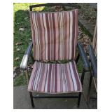BY - Striped Patio Chair Set - 2 Chairs & Lounge Chair