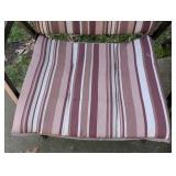 BY - Striped Patio Chair Set - 2 Chairs & Lounge Chair