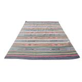 G - Safavieh Cotton Kilim Rug 8' x 10' - Light Wear