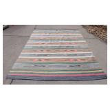 G - Safavieh Cotton Kilim Rug 8' x 10' - Light Wear