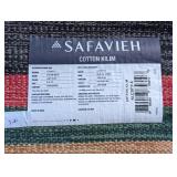 G - Safavieh Cotton Kilim Rug 8' x 10' - Light Wear