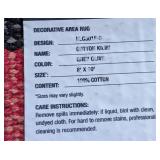 G - Safavieh Cotton Kilim Rug 8' x 10' - Light Wear