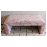 ML - Pink Upholstered Benc