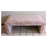 ML - Pink Upholstered Benc