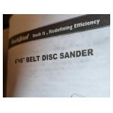 G - Bucktool 4x6 Belt Disc Sander