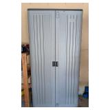 G - Suncast Storage Cabinet - 40 x 19 x 80 Inches Tall Garage Organizer