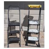 G - COSCO & SAFE REACH Folding Step Ladders (Lot of 2)