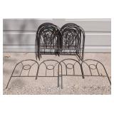 G - Metal Garden Fence Panels Set of 9, 30 in by 24 in Panels