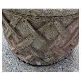 G - Concrete Planter with Rim Chips