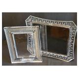 FR - Waterford Crystal Photo Frames (Lot of 2)