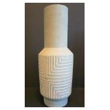 K - Three-Piece Ceramic Vase and Goblet Set