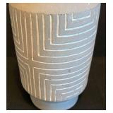 K - Three-Piece Ceramic Vase and Goblet Set