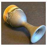 K - Three-Piece Ceramic Vase and Goblet Set