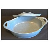 K - CorningWare Creations Two-Quart Covered Casserole - Stoneware