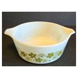 K - Vintage Pyrex Spring Blossom Casseroles - 1 Pint & 2 Pint Uncovered