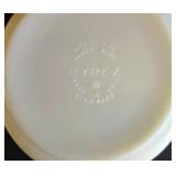 K - Vintage Pyrex Spring Blossom Casseroles - 1 Pint & 2 Pint Uncovered