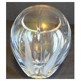 K - Crystal Glass Vase & 6 Cut-Glass Tumblers (Lot of 7)