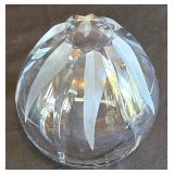 K - Crystal Glass Vase & 6 Cut-Glass Tumblers (Lot of 7)