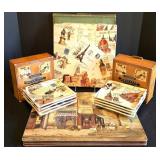K - Williams-Sonoma Grand Tour Appetizer Plates & Placemats (4) & Platter