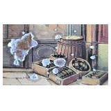 K - Williams-Sonoma Grand Tour Appetizer Plates & Placemats (4) & Platter