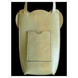 K - Loewe Yellow Leather Elephant Pocket Crossbody Bag / Leather Elephant Pocket Bag